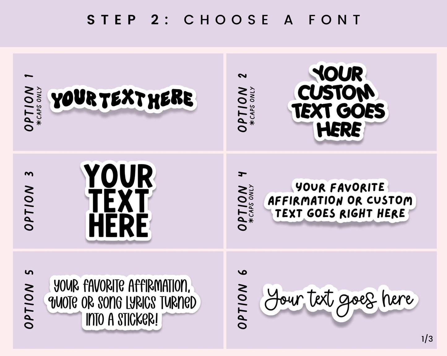 Custom Text Stickers: Affirmations, Quotes, Personalized Vinyl Decals