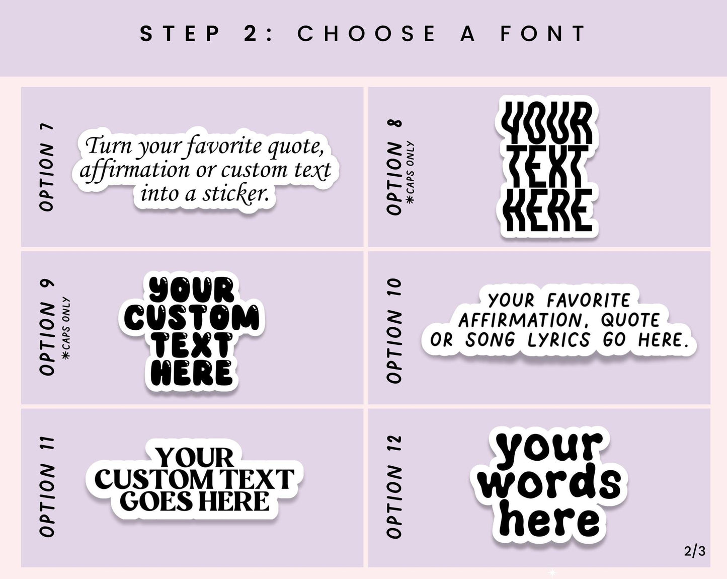 Custom Text Stickers: Affirmations, Quotes, Personalized Vinyl Decals