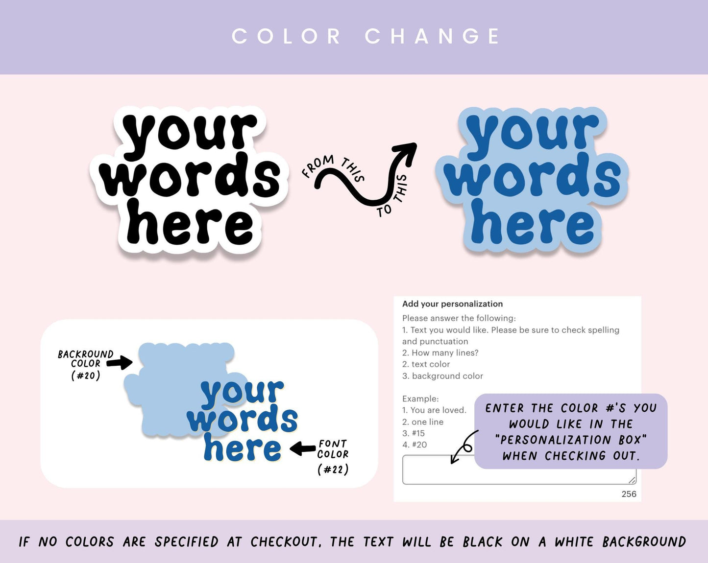 Custom Text Stickers: Affirmations, Quotes, Personalized Vinyl Decals
